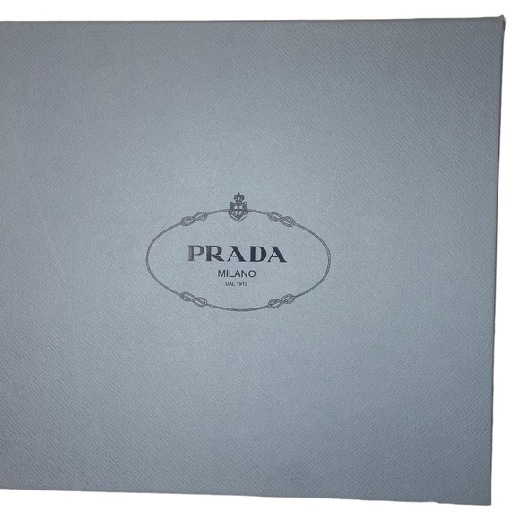 Prada Blue Shoe/Handbag Box ONLY - Picture 2 of 9